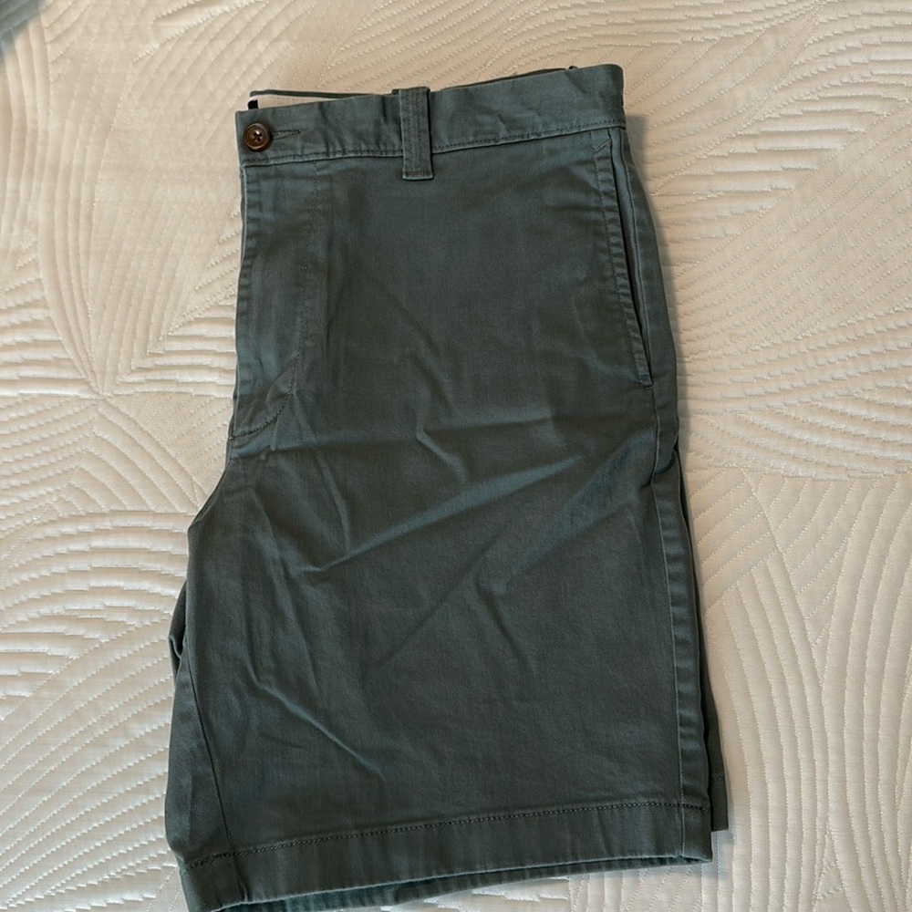 J crew teal shorts